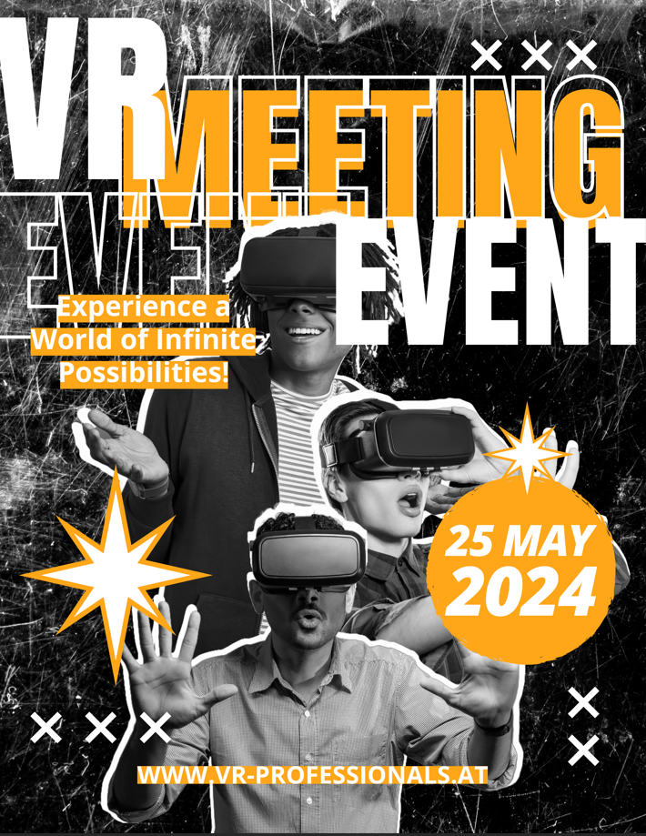 Virtual Reality Business Meeting Event Flyer3